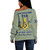 Prince Hall Freemasonry Off Shoulder Sweatshirt Custom PHA 357 Walking Dark Grayish Green