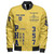 Prince Hall Freemasonry Zipper Bomber Jacket Custom PHA 357 Walking Yellow