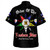 Order of the Eastern Star Hawaiian Shirt Letter Stars Black