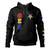 Order of the Eastern Star Hoodie Letter Stars Black