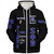 Zeta Phi Beta Sherpa Hoodie Custom 1920 Sisterhood Sorority Black