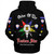 Order of the Eastern Star Sherpa Hoodie Letter Stars Black