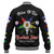 Order of the Eastern Star Baseball Jacket Letter Stars Black