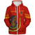 Prince Hall Shriners Sherpa Hoodie Custom DOI Daughter of Isis Style Red