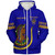 Prince Hall Shriners Sherpa Hoodie Custom DOI Daughter of Isis Style Blue