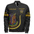 Prince Hall Shriners Zipper Bomber Jacket Custom DOI Daughter of Isis Style Black