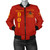 Prince Hall Shriners Bomber Jacket Custom DOI Daughter Simple Style Red