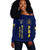 Prince Hall Freemasonry Off Shoulder Sweatshirt Custom PHA Past Master Ver.1 Blue