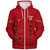Shriners International Sherpa Hoodie Custom Nobles AAONMS Red
