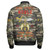 Shriners International Zipper Bomber Jacket Custom Nobles 1872 AAONMS Camouflage