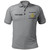 Prince Hall Freemasonry Polo Shirt Custom Mason Square & Compass Lodge Style Gray