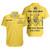 Prince Hall Freemasonry Short Sleeve Shirt Custom Mason Square & Compass Lodge Style Yellow