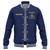 Prince Hall Freemasonry Baseball Jacket Custom Mason Square & Compass Lodge Style Blue