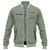 Prince Hall Freemasonry Baseball Jacket Custom Mason Square & Compass Lodge Style Gray Green