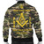 Prince Hall Freemasonry Bomber Jacket Custom Mason Square & Compass Lodge Style Camouflage