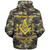 Prince Hall Freemasonry Sherpa Hoodie Custom Mason Square & Compass Lodge Style Camouflage