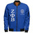 Zeta Phi Beta Bomber Jacket Flower Style