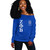 Zeta Phi Beta Off Shoulder Sweatshirt Flower Style