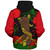 Juneteenth Sherpa Hoodie Freedom Unchained Design Brush