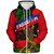 Juneteenth Sherpa Hoodie Freedom Unchained Design Brush