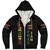 Juneteenth Sherpa Hoodie Custom Juneteenth Breaking Every Chain Since 1865