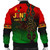 Juneteenth Bomber Jacket Black Freedom With Map Africa