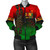 Juneteenth Bomber Jacket Black Freedom With Map Africa