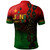 Juneteenth Polo Shirt Black Freedom With Map Africa