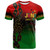 Juneteenth T-Shirt Black Freedom With Map Africa