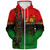 Juneteenth Sherpa Hoodie Black Freedom With Map Africa