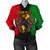 Juneteenth Bomber Jacket Breaking Metal Chain Freedom Concept