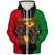 Juneteenth Sherpa Hoodie Breaking Metal Chain Freedom Concept