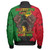 Juneteenth Zipper Bomber Jacket Breaking Metal Chain Freedom Concept