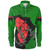 Pan-African Long Sleeve Shirt Map African With Chain Breaking