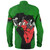 Pan-African Long Sleeve Shirt Map African With Chain Breaking