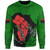 Pan-African Sweatshirt Map African With Chain Breaking