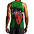 Pan-African Tank Top Map African With Chain Breaking