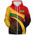 Ethiopia Sherpa Hoodie Rastafarian Ethiopia Lion Symbol