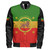 Ethiopia Zipper Bomber Jacket Lion of Judah Ethiopia Imperial Flag