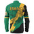 Jamaica Long Sleeve Shirt Flag Kindom Lion Vintage Style