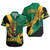 Jamaica Short Sleeve Shirt Flag Kindom Lion Vintage Style