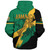 Jamaica Sherpa Hoodie Flag Kindom Lion Vintage Style