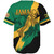 Jamaica Baseball Shirt Flag Kindom Lion Vintage Style