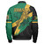 Jamaica Zipper Bomber Jacket Flag Kindom Lion Vintage Style