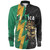 Jamaica Long Sleeve Shirt Lion Thunder Vintage Style