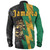 Jamaica Long Sleeve Shirt Lion Thunder Vintage Style