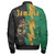 Jamaica Zipper Bomber Jacket Lion Thunder Vintage Style