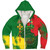 Ethiopia Sherpa Hoodie Tribal Pattern Hoodie Lion Judah Style
