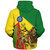 Ethiopia Sherpa Hoodie National Lion Unity Style