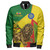 Ethiopia Zipper Bomber Jacket National Lion Unity Style